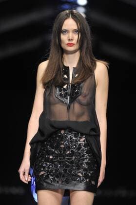 Milan Fashion Week, Women Spring Summer 2016. RICHMOND catwalk Pictured: Models  RiccardoxGiordanox Fotosicki