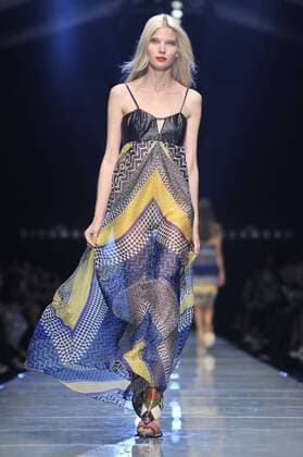 Milan Fashion Week, Women Spring Summer 2016. RICHMOND catwalk Pictured: Models  RiccardoxGiordanox Fotosicki