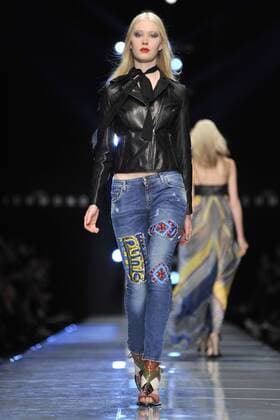 Milan Fashion Week, Women Spring Summer 2016. RICHMOND catwalk Pictured: Models  RiccardoxGiordanox Fotosicki