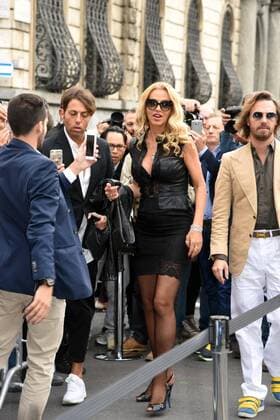 Milan Fashion Week, Women Spring Summer 2016. JOHN RICHMOND arrivals - pictures: Valeria Marini  SimonaxChioccia Fotosicki