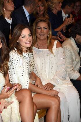 Milan Fashion Week, Women Spring Summer 2016. LAURA BIAGIOTTI arrivals - pictures: Romina Power Rominna Carrisi  SimonaxChioccia Fotosicki