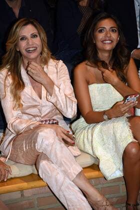 Milan Fashion Week, Women Spring Summer 2016. LAURA BIAGIOTTI arrivals - pictures: Romina Power Romina Carrisi  SimonaxChioccia Fotosicki