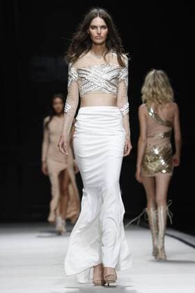 Milan Fashion Week, Women Spring Summer 2016. ELISABETTA FRANCHI catwalk Pictured: Models  Fotosicki