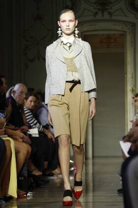 Milan Fashion Week, Women Spring Summer 2016. CIVIDINI catwalk Pictured: Models  Fotosicki