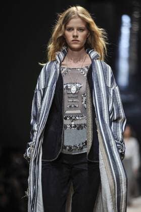 Milan Fashion Week, Women Spring Summer 2016. TRUSSARDI catwalk Pictured: Models  RiccardoxGiordanox xFotosicki