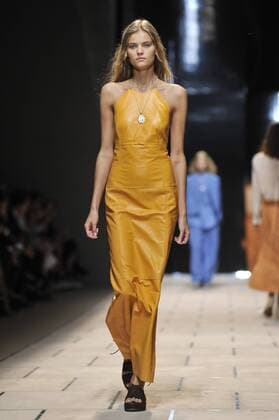 Milan Fashion Week, Women Spring Summer 2016. TRUSSARDI catwalk Pictured: Models  RiccardoxGiordanox xFotosicki