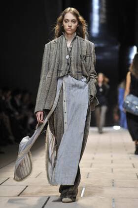 Milan Fashion Week, Women Spring Summer 2016. TRUSSARDI catwalk Pictured: Models  RiccardoxGiordanox xFotosicki