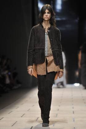 Milan Fashion Week, Women Spring Summer 2016. TRUSSARDI catwalk Pictured: Models  RiccardoxGiordanox xFotosicki