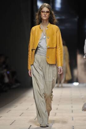 Milan Fashion Week, Women Spring Summer 2016. TRUSSARDI catwalk Pictured: Models  RiccardoxGiordanox xFotosicki