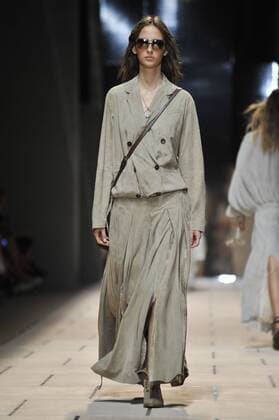 Milan Fashion Week, Women Spring Summer 2016. TRUSSARDI catwalk Pictured: Models  RiccardoxGiordanox xFotosicki