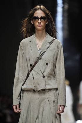Milan Fashion Week, Women Spring Summer 2016. TRUSSARDI catwalk Pictured: Models  RiccardoxGiordanox xFotosicki