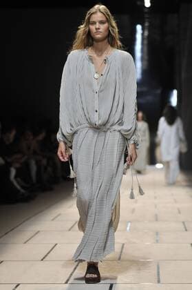 Milan Fashion Week, Women Spring Summer 2016. TRUSSARDI catwalk Pictured: Models  RiccardoxGiordanox xFotosicki