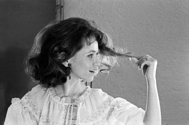 Die deutsche Schauspielerin Lotti Krekel, Deutschland 1960er Jahre. German actress Lotti Krekel, Germany 1960s. 24x36Neg133 Copyright: HeinzxBrowers UnitedArchives1000801