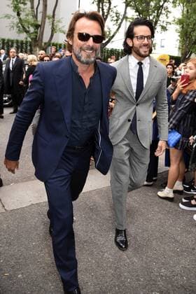 Milan Fashion Week, Women Spring Summer 2016. Milano, Moda Donna, Primavera Estate 2016. GIORGIO ARMANI arrivals Pictured: Alessandro Preziosi  SimonaxChioccia Fotosicki