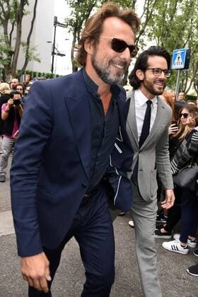 Milan Fashion Week, Women Spring Summer 2016. Milano, Moda Donna, Primavera Estate 2016. GIORGIO ARMANI arrivals Pictured: Alessandro Preziosi  SimonaxChioccia Fotosicki