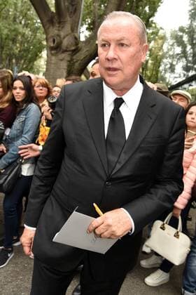 Milan Fashion Week, Women Spring Summer 2016. Milano, Moda Donna, Primavera Estate 2016. GIORGIO ARMANI arrivals Pictured: Bob Wilson  SimonaxChioccia Fotosicki