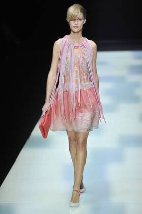 ENTERTAINMENT MODE Mailand Fashion Week - Giorgio Armani Modenschau Milan Fashion Week, Women Spring Summer 2016. Milano, Moda Donna, Primavera Estate 2016. GIORGIO ARMANIcatwalk Pictured: models  RiccardoxGiorrdanox Fotosicki