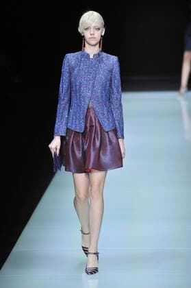 ENTERTAINMENT MODE Mailand Fashion Week - Giorgio Armani Modenschau Milan Fashion Week, Women Spring Summer 2016. Milano, Moda Donna, Primavera Estate 2016. GIORGIO ARMANIcatwalk Pictured: models  RiccardoxGiorrdanox Fotosicki