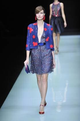 ENTERTAINMENT MODE Mailand Fashion Week - Giorgio Armani Modenschau Milan Fashion Week, Women Spring Summer 2016. Milano, Moda Donna, Primavera Estate 2016. GIORGIO ARMANIcatwalk Pictured: models  RiccardoxGiorrdanox Fotosicki
