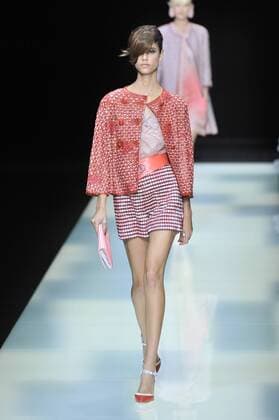 ENTERTAINMENT MODE Mailand Fashion Week - Giorgio Armani Modenschau Milan Fashion Week, Women Spring Summer 2016. Milano, Moda Donna, Primavera Estate 2016. GIORGIO ARMANIcatwalk Pictured: models  RiccardoxGiorrdanox Fotosicki