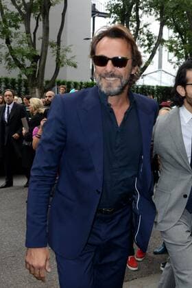 Milano, Guests arrivals at the Giorgio Armani fashion show, Milan Fashion week. Pictured: Alessandro Preziosi  Comi Terenghi