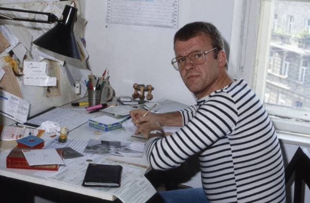 Der deutsche Schauspieler Wichart von Roell, Deutschland 1980er Jahre. German actor Wichart von Roell, Germany 1980s. 24x36Dia214 Copyright: HeinzxBrowers UnitedArchives20001004