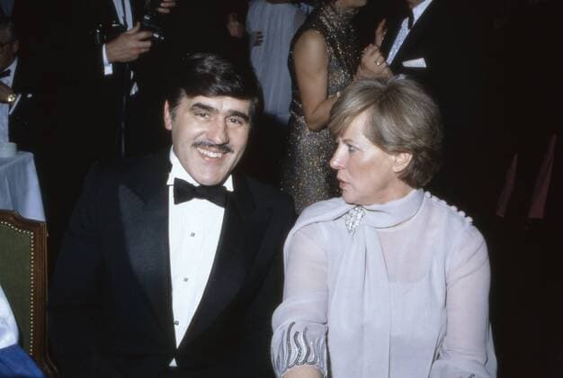 Der deutsche Schauspieler Mario Adorf, Deutschland 1980er Jahre. German actor Maria Adorf, Germany 1980s. 24x36DiaV44 Copyright: HeinzxBrowers UnitedArchives20001597