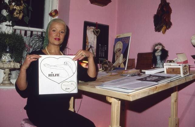 Die deutsche Schauspielerin Heidi Stroh, Deutschland 1980er Jahre. German actress Heidi Stroh, Germany 1980s. 24x36Dia177 Copyright: HeinzxBrowers UnitedArchives2000854