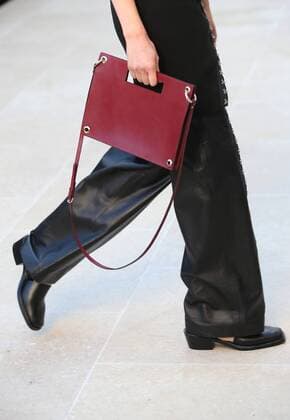 A model takes to the catwalk during the presentation of Each x Other s collection as part of the 2016 Spring-Summer ready-to-wear Fashion Week in Paris, on September 29, 2015.  PAR20150929110 MAYAxVIDON-WHITE