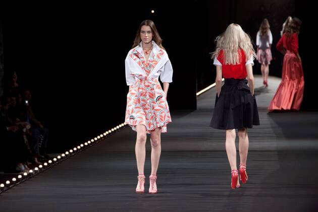 Sept. 30, 2015 - Paris, France - Alexis Mabille, Parisian based fashion designer who is the creative director of his label, Alexis Mabille, ready to wear, Spring, Summer, Fashion, Collection, 2016, Sandia, Smash, Paris. Paris France - ZUMAf112
