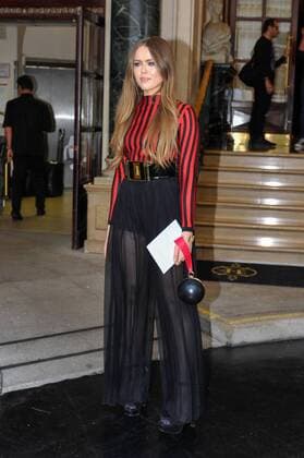 Kristina Bazan - Paris Fashion Week, Modenschau Balmain - Paris, Frankreich - 01 10 2015 ThierryBreton Panoramic 