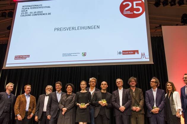 Preisverleihung der 25. Cologne Conference am 01.10.2015 in Köln. Preisverleihung der 25. Cologne Conference in Köln