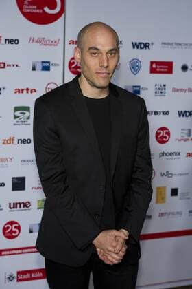 Preistraeger Joshua OPPENHEIMER, USA, Regisseur, Roter Teppich, Red Carpet Show, Preisverleihung der Cologne Conference in Koeln, 01.10.2015.