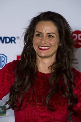 Yazmeen BAKER, Schauspielerin, Roter Teppich, Red Carpet Show, Preisverleihung der Cologne Conference in Koeln, 01.10.2015.