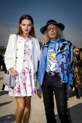 James Goldstein mit Begleitung - Paris Fashion Week, Modenschau Elie Saab - Paris, Frankreich - 03 10 2015 JBAutissier Panoramic 