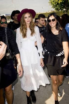 Chiara Ferragni - Paris Fashion Week, Modenschau Elie Saab - Paris, Frankreich - 03 10 2015 JBAutissier Panoramic 
