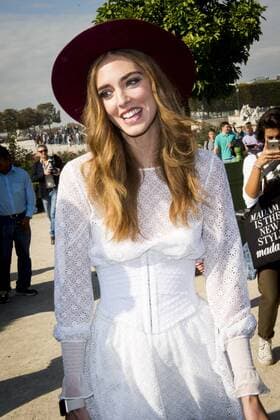 Chiara Ferragni - Paris Fashion Week, Modenschau Elie Saab - Paris, Frankreich - 03 10 2015 JBAutissier Panoramic 