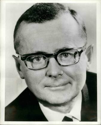 Jan. 04, 1959 - Prof. Karl Schiller (SPD) Federal Minister of Economics. - ZUMAk09_