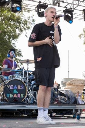 Oct. 4, 2015 - Austin, Texas, U.S - Singer OLLY ALEXANDER (R) and DYLAN BELL of Years & Years perform live at the Austin City Limits music festival within Zilker Park in Austin, Texas Austin U.S. - ZUMAs135