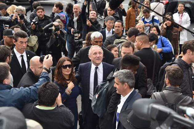 Francois-Henri Pinault & Salma Hayek-Pinault - Paris, Frankreich - Paris Fashion Week, Modenschau Stella McCartney 