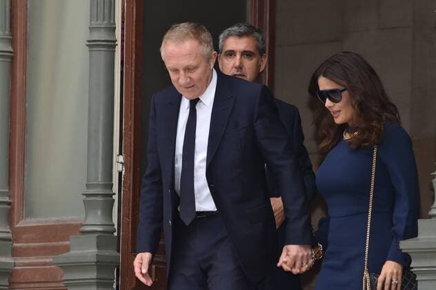 Francois-Henri Pinault & Salma Hayek-Pinault- - Paris, Frankreich - Paris Fashion Week, Modenschau Stella McCartney 