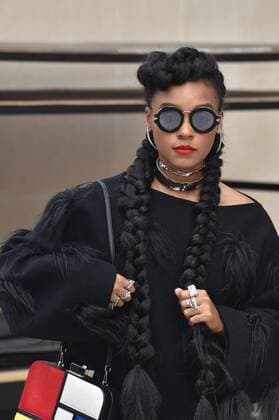 Janelle Monae - Paris, Frankreich - Paris Fashion Week, Modenschau Stella McCartney 
