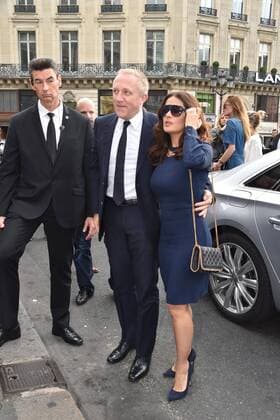 Francois - Henri Pinault & Salma Hayek-Pinault - Paris, Frankreich - Paris Fashion Week, Modenschau Stella McCartney 