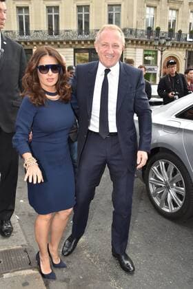 Francois - Henri Pinault & Salma Hayek-Pinault - Paris, Frankreich - Paris Fashion Week, Modenschau Stella McCartney 