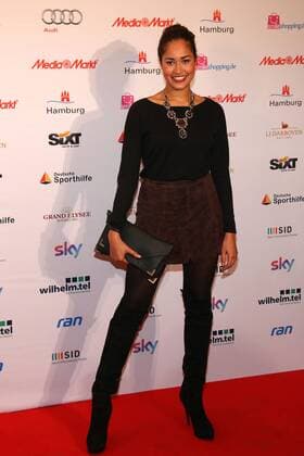 Lovelyn Enebechi bei der Deutscher Sportjournalistenpreis Gala am 5.10.2015 in Hamburg Deutscher Sportjournalisterpreis Gala 2015 in Hamburg 