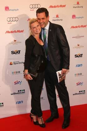 Matthias Killing und seine Ehefrau Svenja bei der Deutscher Sportjournalistenpreis Gala am 5.10.2015 in Hamburg Deutscher Sportjournalisterpreis Gala 2015 in Hamburg 