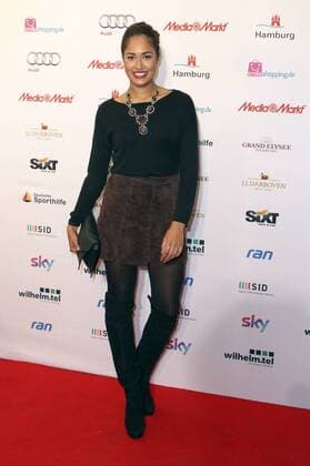 Lovelyn Enebechi bei der Verleihung des Deutschen Sportjournalistenpreises 2015 im Hotel Grand Elysee. Hamburg, 05.10.2015 Foto:xgbrcix xFuturexImage