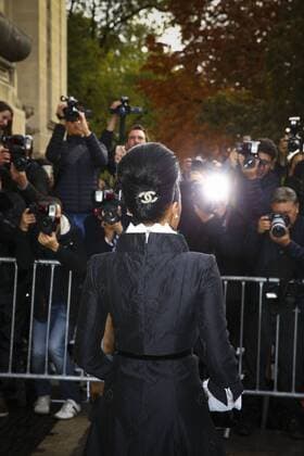 Janelle Monae - Paris Fashion Week, Modenschau Chanel - Paris, Frankreich - 06 10 2015 GwendolineLeGoff Panoramic 