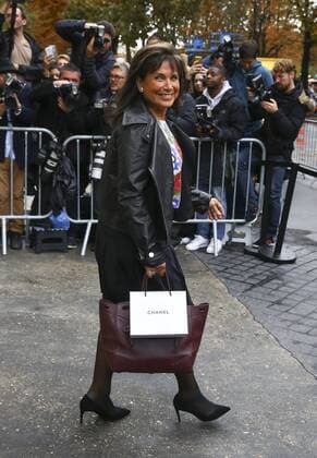 Anne Sinclair - Paris Fashion Week, Modenschau Chanel - Paris, Frankreich - 06 10 2015 GwendolineLeGoff Panoramic 