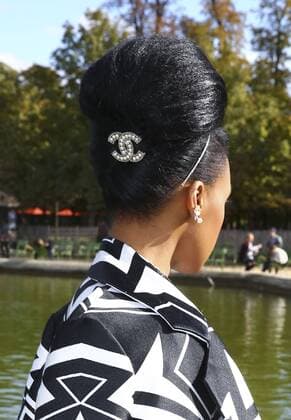 Janelle Monae CELEBRITES : Modenschau Valentino - Pret a Porter Printemps Ete 2016 - 06 10 2015 GwendolineLeGoffx 